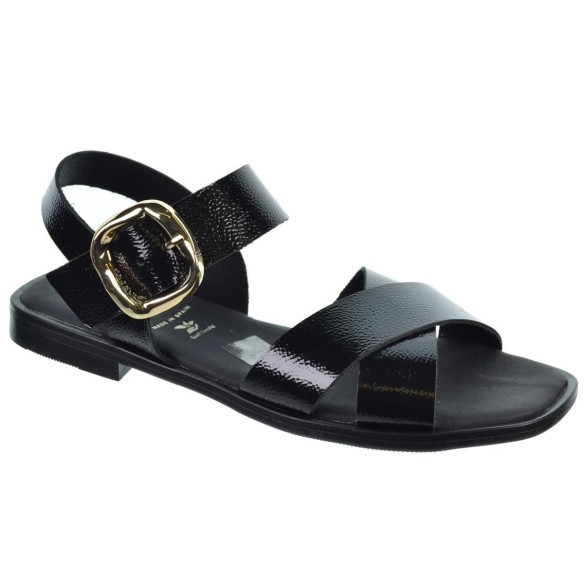 Oh My Sandals 5583 Sandalia Piel Confort Tacón Mujer Negras