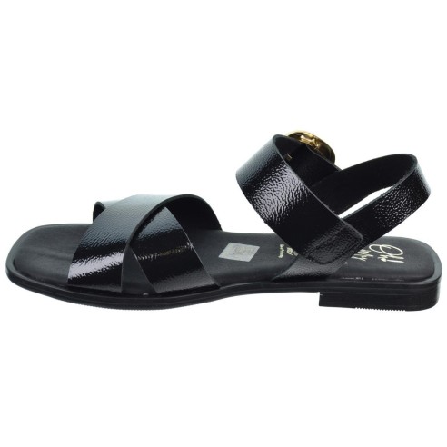 Oh My Sandals 5583 Sandalia Piel Confort Tacón Mujer Negras
