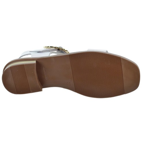 Oh My Sandals 5594 Sandalia Plana Piel Confort Tacón Mujer Blancas