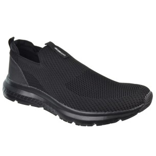 Nicoboco Loafer25 Deportivo Textil Confort y Rejilla Hombre Negro 2