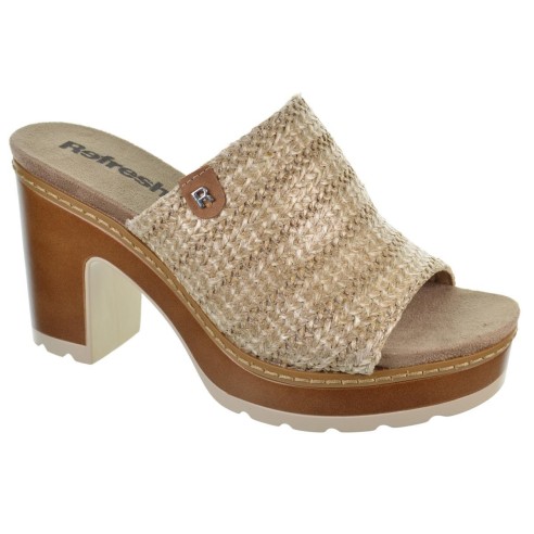 Refresh 172703  Sandalia Confort Mujer Plataforma Tacón