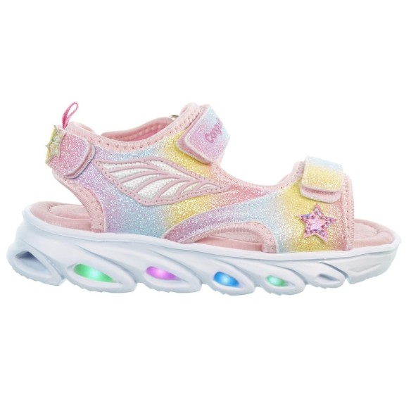 Conguitos 260014 Sandalia con Velcro Acolchada Luces Niña
