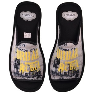 Biorelax 1417 Zapatilla Casa Textil Pies Delicados Mujer
