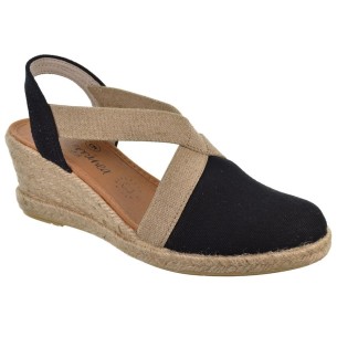 Mediterranea 50184 Alpargata Textil Confort Cuña Mujer 2