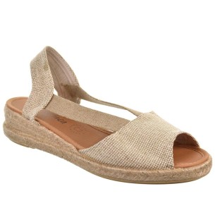 Mediterranea 50258 Alpargata Textil Confort Cuña Mujer 2