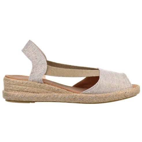 Mediterranea 50259 Alpargata Textil Confort Cuña Mujer