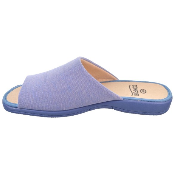 Cmconfort 50367 Zapatilla Casa Textil Acolchada Mujer
