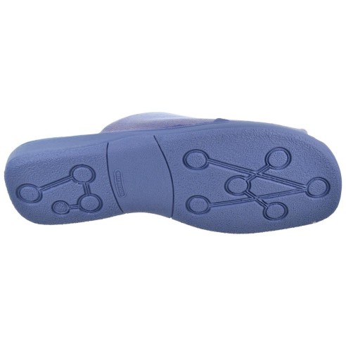 Cmconfort 50367 Zapatilla Casa Textil Acolchada Mujer