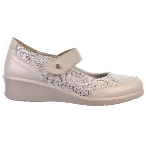 Laura Azaña 21863 Zapato Confort Piel Cuña Mujer