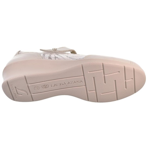 Laura Azaña 21863 Zapato Confort Piel Cuña Mujer