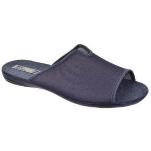 Biorelax  13924 Zapatilla Casa Textil Acolchada Antideslizante Hombre 2