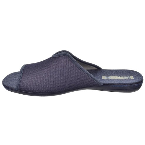 Biorelax  13924 Zapatilla Casa Textil Acolchada Antideslizante Hombre