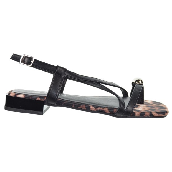 isteria 25084 Sandalia Plana Acolchada Mujer con Hebilla