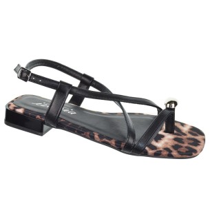 isteria 25084 Sandalia Plana Acolchada Mujer con Hebilla 2