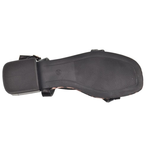 isteria 25084 Sandalia Plana Acolchada Mujer con Hebilla