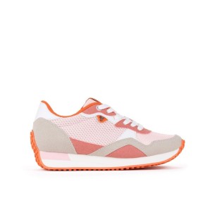 Yumas Fiorella Sneaker Textil y Serraje Cordones Mujer 2