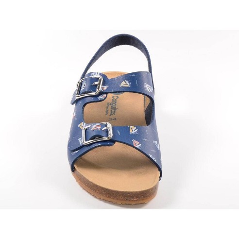 28554 Conguitos Sandalia Bio Sandalia bio material sintético, cierre con doble hebilla en pala, para un ajuste perfecto. Piso de