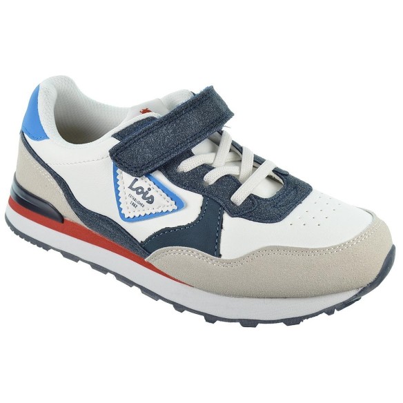 Lois 59040 Sneaker Acolchado Cordones y Velcro Niño