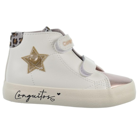 Conguitos 282108 Zapatilla Bota Acolchada Velcro Niña