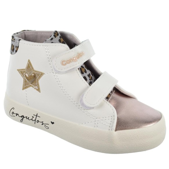 Conguitos 282108 Zapatilla Bota Acolchada Velcro Niña