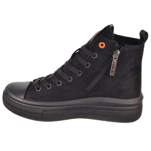 Refresh 172303 Zapatilla Botín Textil Crremallera Mujer