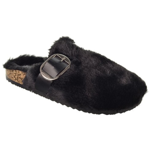 Isteria 505 Zueco Bio con Hebilla y Pelo Mujer