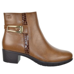 30S Treintas  4416 Botín Piel con Tacón Mujer Pies Delicados