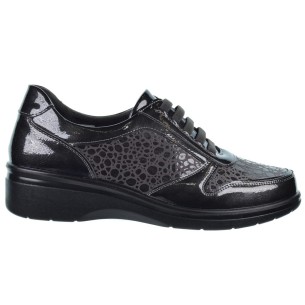 Amarpies 27072 Zapato Confort Charol Cuña Mujer