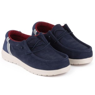 Yumas Eagles Zapato Confort en Serraje Cordones Hombre 2