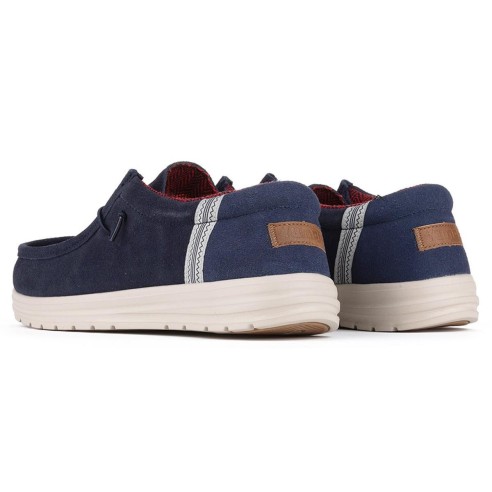 Yumas Eagles Zapato Confort en Serraje Cordones Hombre