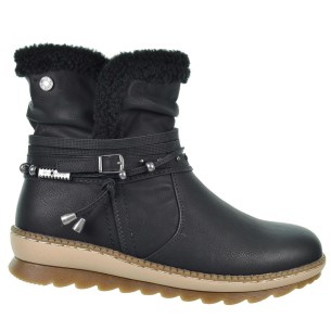 Refresh 173250 Botín Forro Pelo Creamallera Suela Cuña Mujer 2