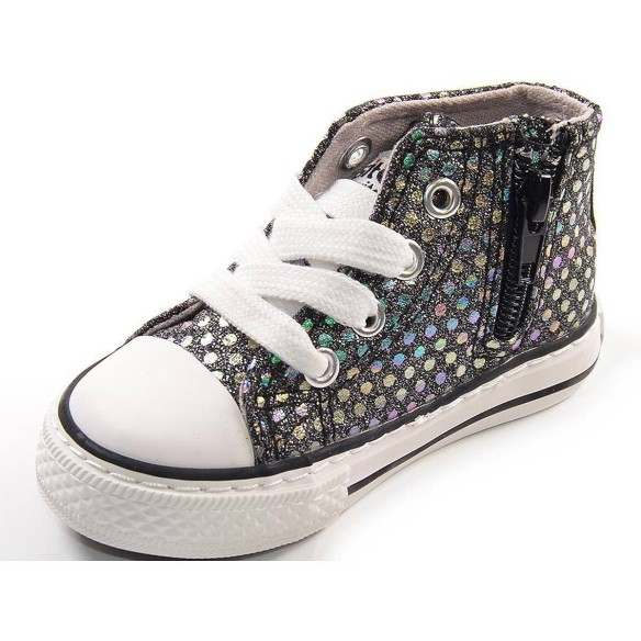 14152 Osito Zapatilla Bota Comprar Zapatilla de caña alta textil, forro en textil. Cierre con cremallera en el lateral interior 