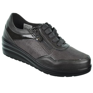 Amarpies 29392 Zapato Confort Cremallera Cordones Tacón Mujer 2