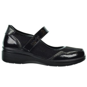 Amarpies 29381 Zapato Mercedita Confort Velcro Cuña Mujer