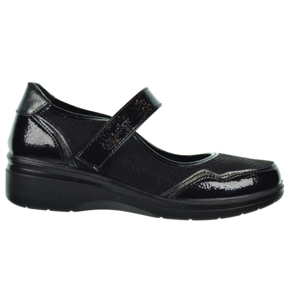 Amarpies 29381 Zapato Mercedita Confort Velcro Cuña Mujer