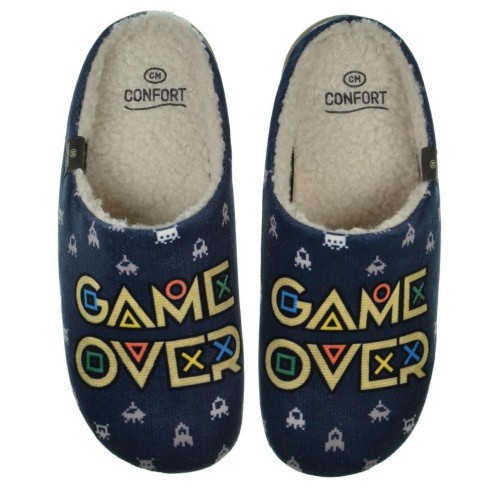 Cmconfort 40424 Zapatilla Casa Textil Confort Hombre