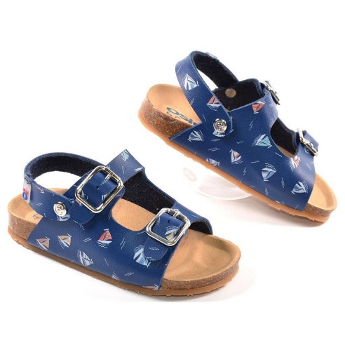 14327 Osito Sandalia Bio Sandalia bio material sintético, cierre con doble hebilla en pala, para un ajuste perfecto. Piso de bio