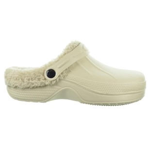 Kelara K51202 Zueco de Goma con Borreguillo | Mujer