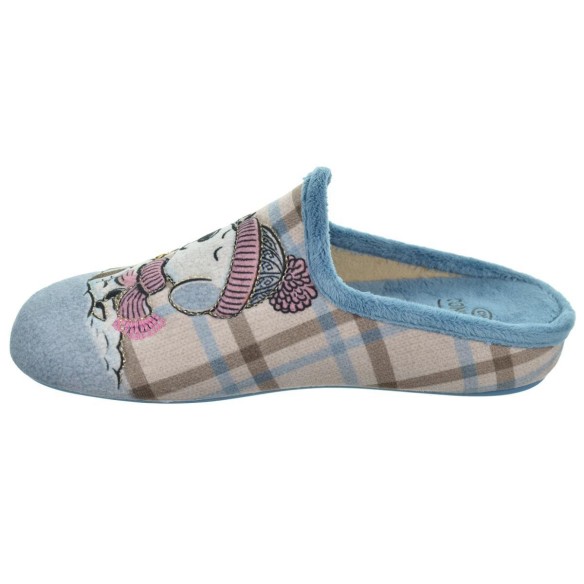 Cmconfort 50304 Zapatilla Casa Textil Confort Mujer