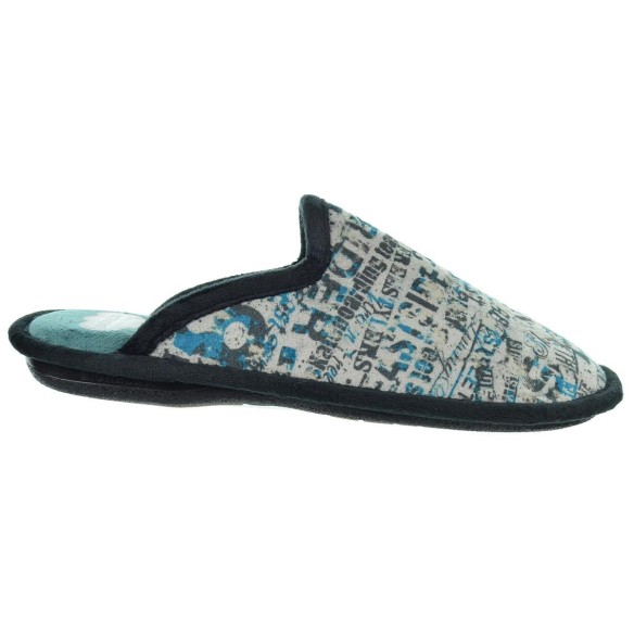 Biorelax 1565 Zapatilla Casa Textil Pies Delicados Hombre