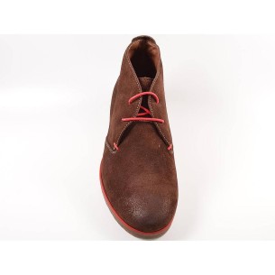 5301 Baerchi Botín Comprar Botín en piel serraje. Forro y plantilla textil. Cierre en cordones ajustables y piso de goma antides 2