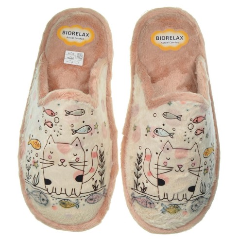 Biorelax 4655 ZapatillaTextil Casa Pies Delicados Mujer