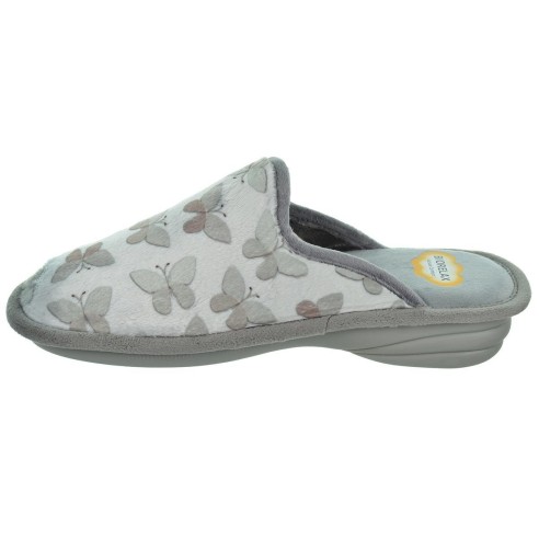 Biorelax 1865 Zapatilla Casa Textil Pies Delicados Mujer