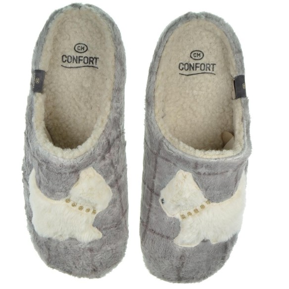 Cmconfort 50346 Zapatilla Casa Destalonada Confort Mujer