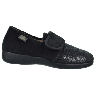 Cmconfort 50421 Zapatilla Textil Velcro Mujer Pies Delicados