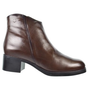 Desireé Krim1 Botín Acolchado de Piel y Tacón Ancho Mujer