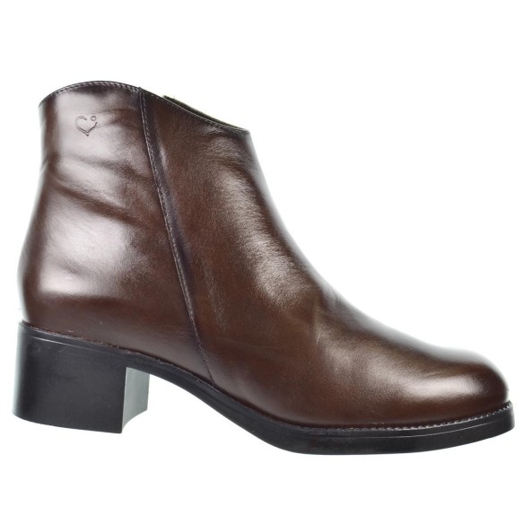 Desireé Krim1 Botín Acolchado de Piel y Tacón Ancho Mujer