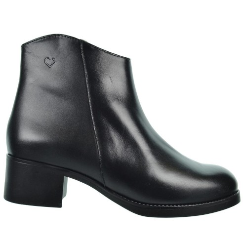 Desireé Krim1 Botín Acolchado de Piel y Tacón Ancho Mujer