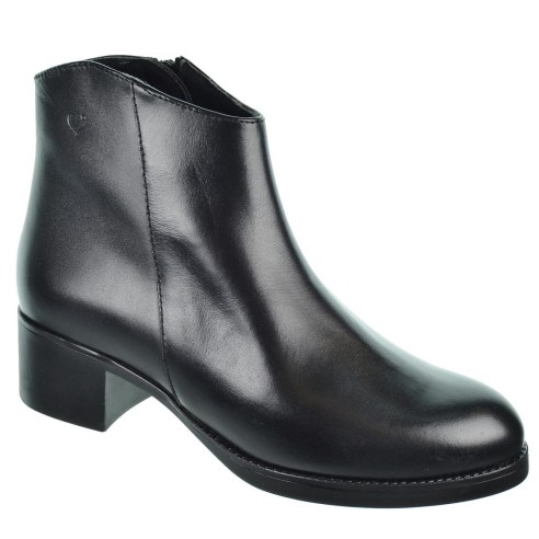 Desireé Krim1 Botín Acolchado de Piel y Tacón Ancho Mujer