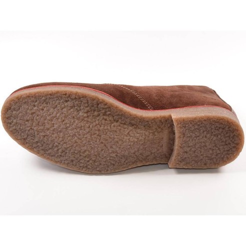 5301 Baerchi Botín Comprar Botín en piel serraje. Forro y plantilla textil. Cierre en cordones ajustables y piso de goma antides